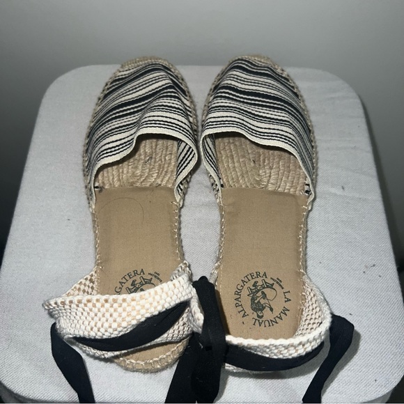 La Manual Alpargatera NWT Lace Up Handmade Espadrilles From Barcelona - Picture 3 of 4
